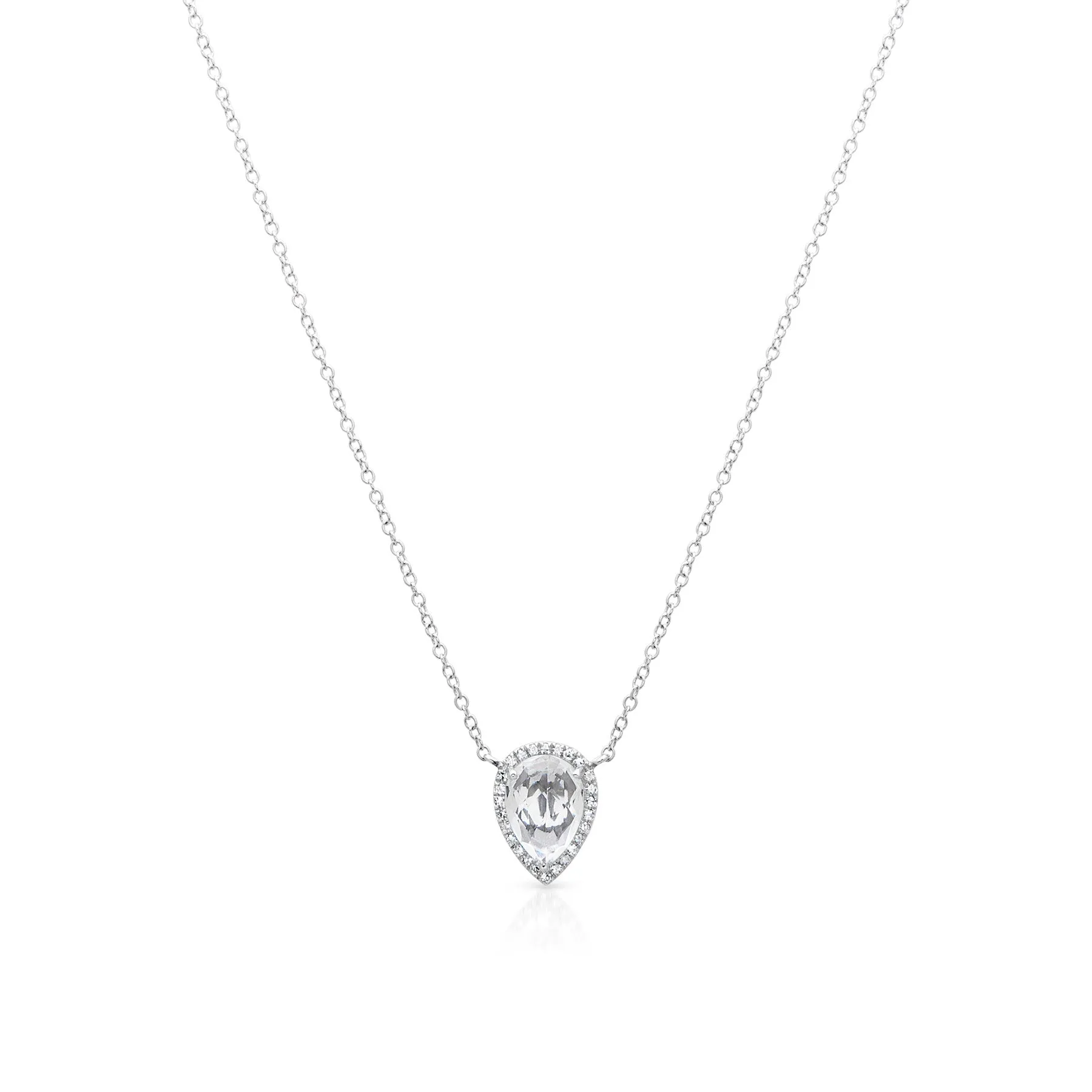 14KT White Gold Customize Your Own Sophie Necklace