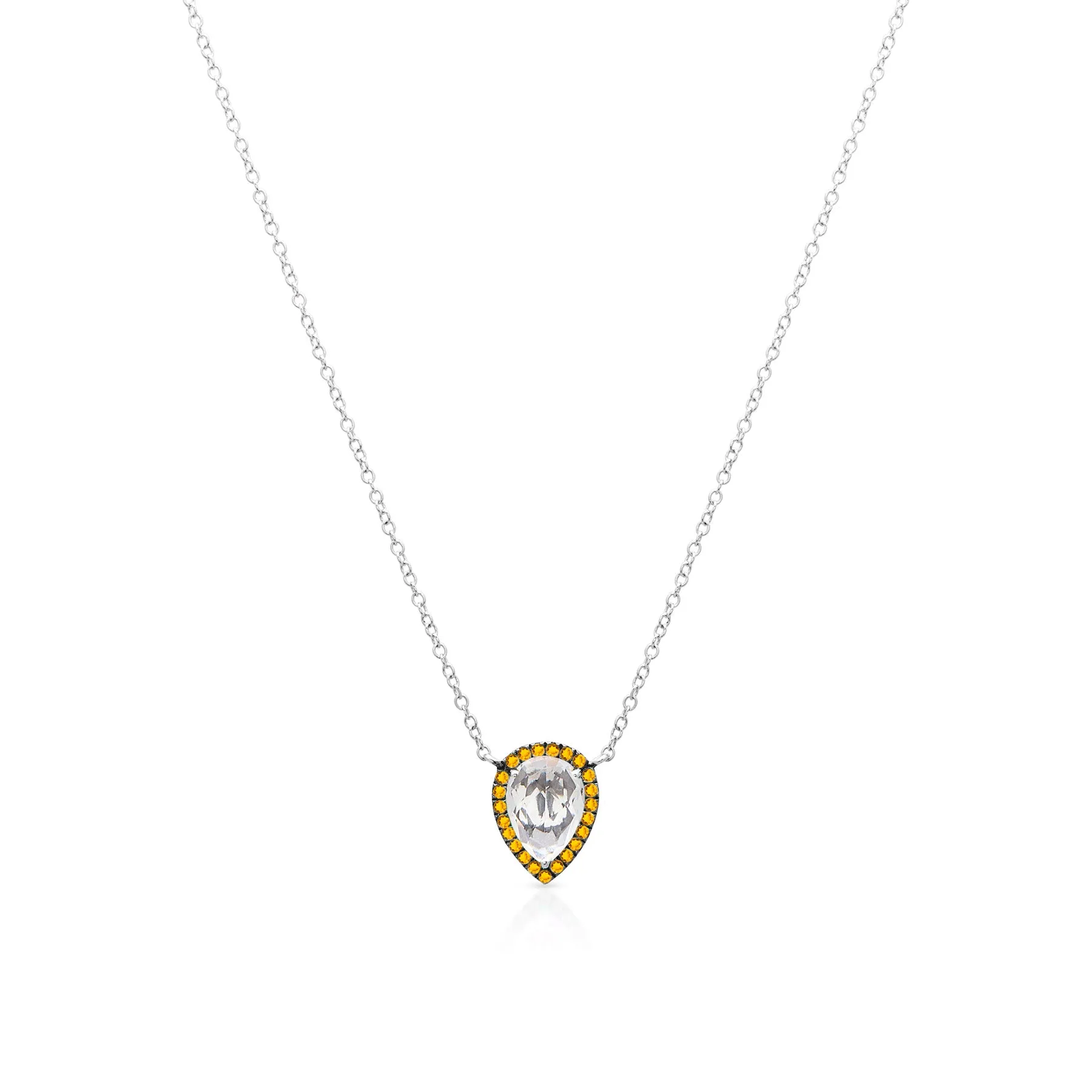 14KT White Gold Customize Your Own Sophie Necklace