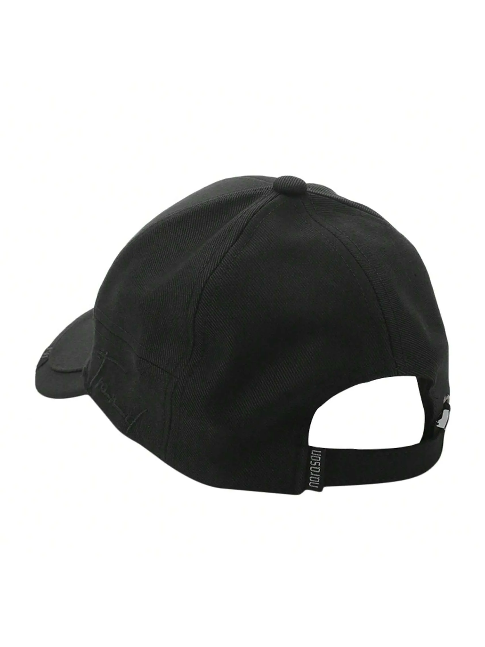 1pc Men's Fashionable Simple Casual Sunshade Curved Brim Baseball Cap, Suitable For Daily Wear