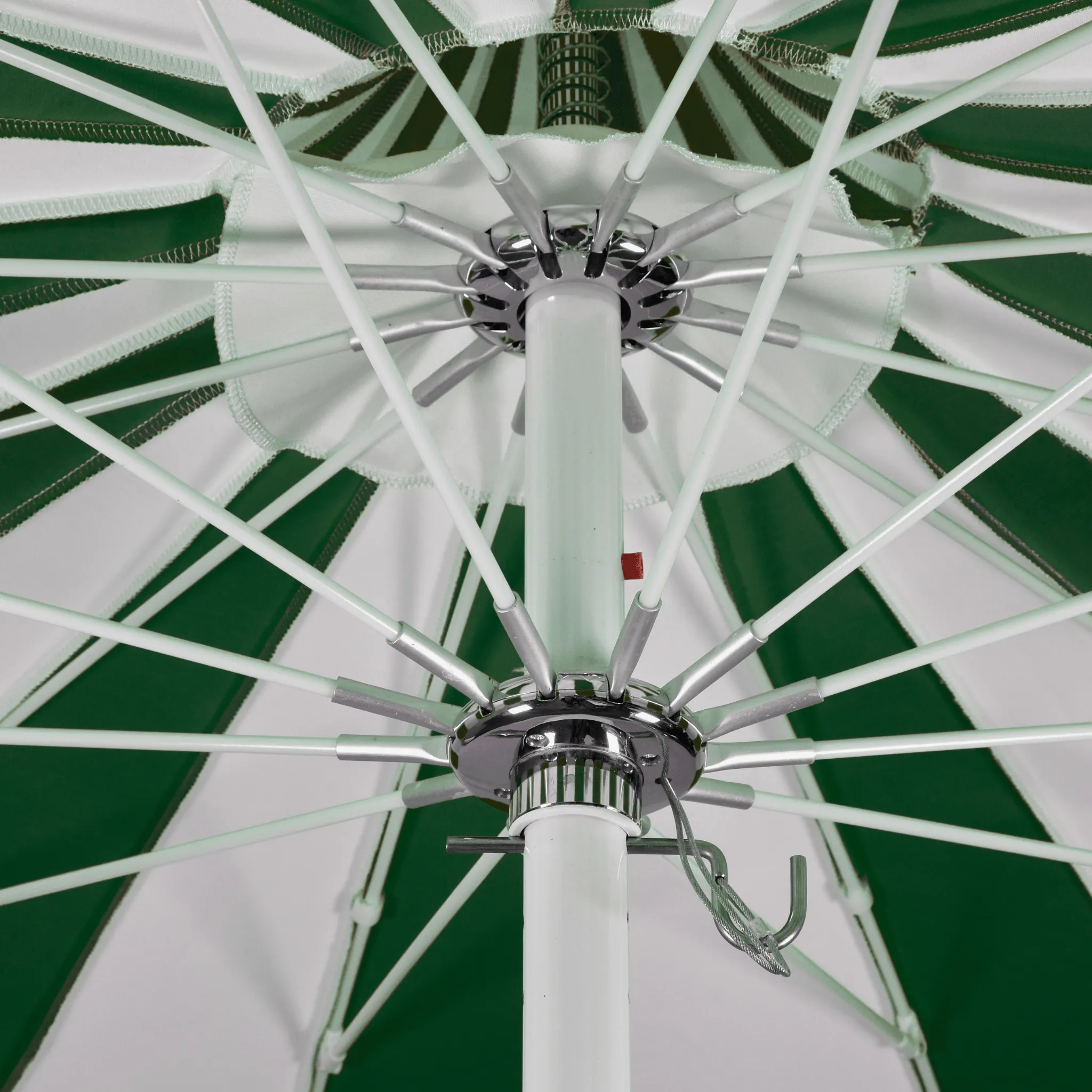 8.5' Pagoda Style Outdoor Umbrella in Forest Green