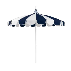 8.5' Pagoda Style Outdoor Umbrella in Navy