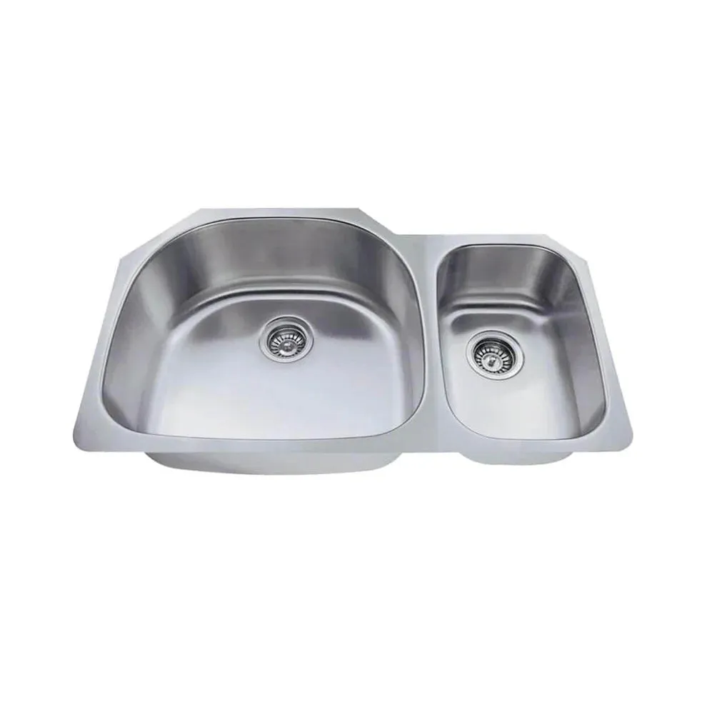 Allora USA - KSN-3321 - Undermount Double Bowl Kitchen Sink