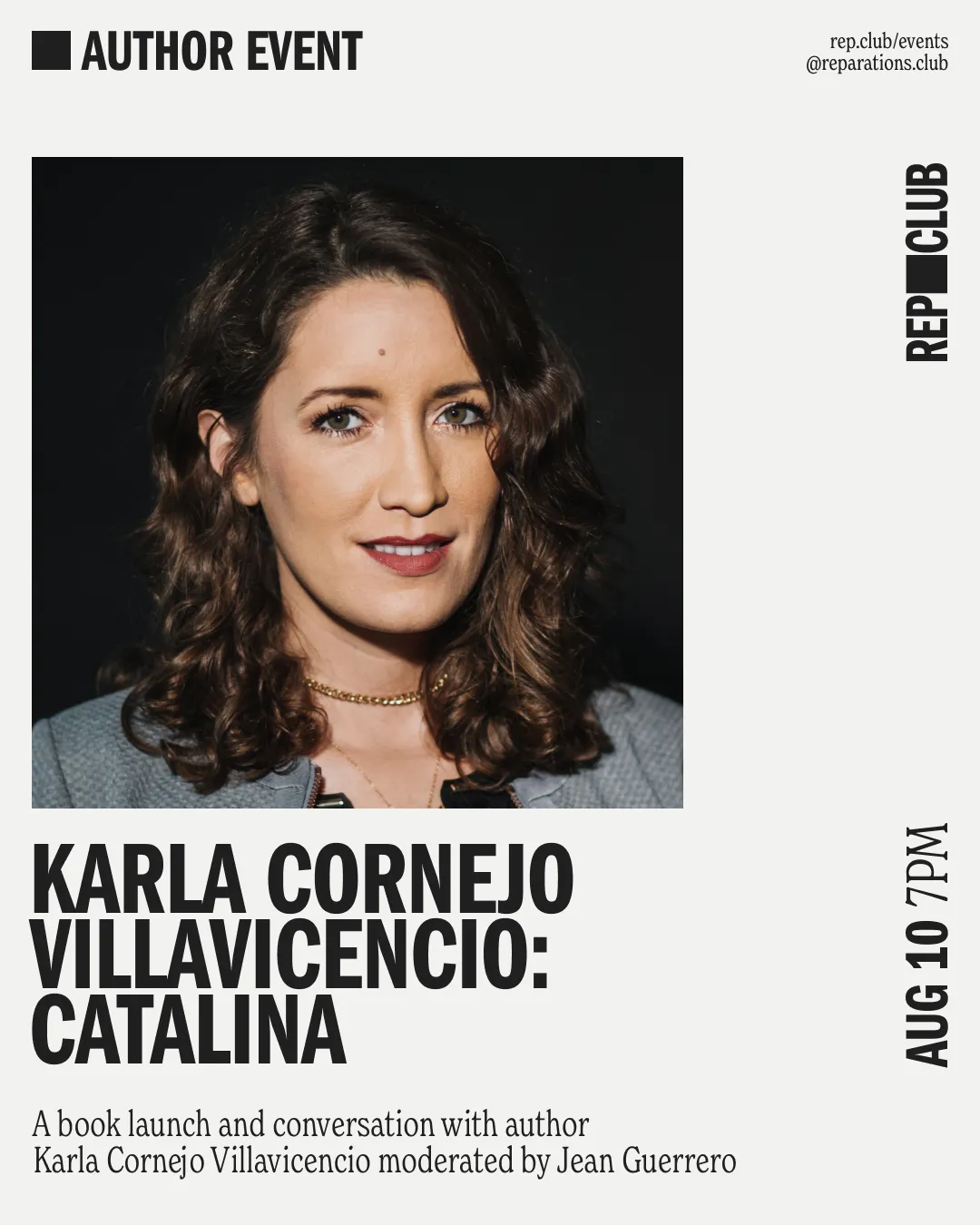 Aug 10th EVENT: Catalina // Karla Cornejo Villavicencio