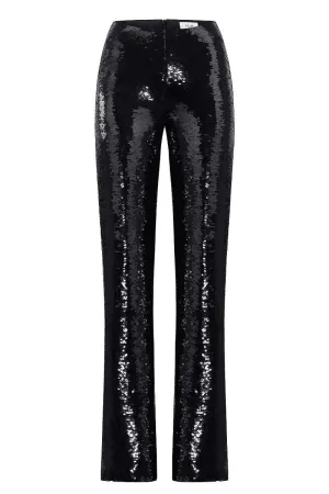 BLACK JADE SEQUINNED PANTS