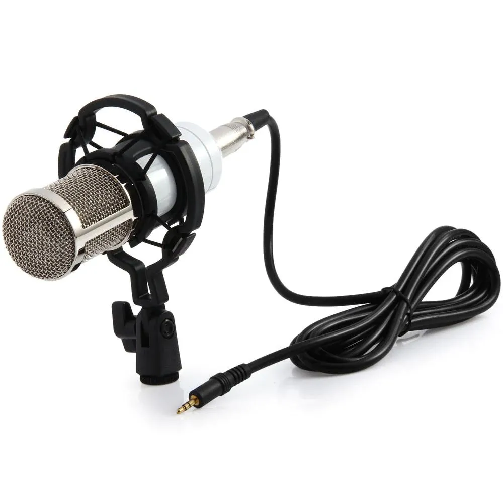 BM-800 Condenser Sound Recording Microphone with Shock Mount for Radio Braodcasting