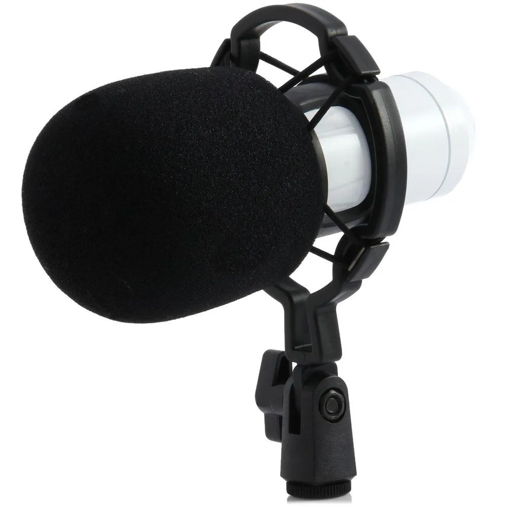 BM-800 Condenser Sound Recording Microphone with Shock Mount for Radio Braodcasting