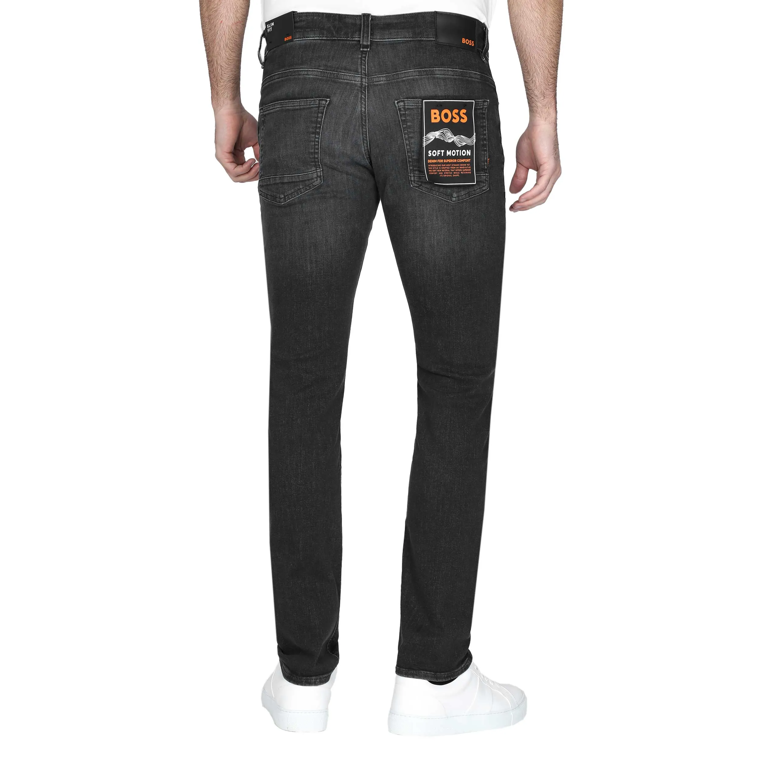 BOSS Delaware BC L P Jean in Charcoal