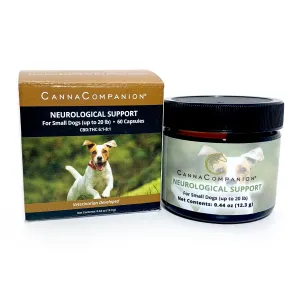 Canna Companion™ Hemp Supplement for Small Dogs - Extra Strength with additional CBDs to support neurological health