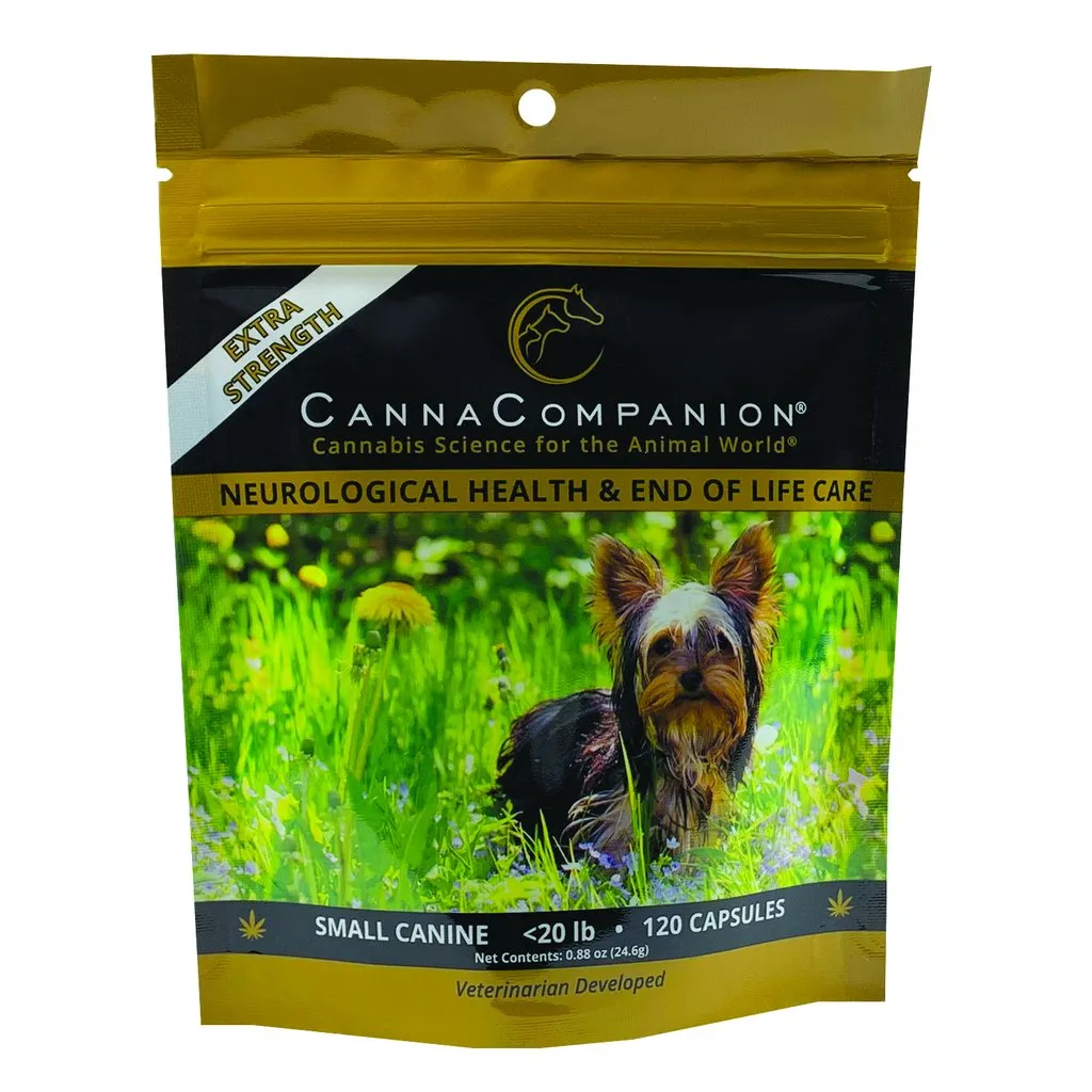 Canna Companion™ Hemp Supplement for Small Dogs - Extra Strength with additional CBDs to support neurological health