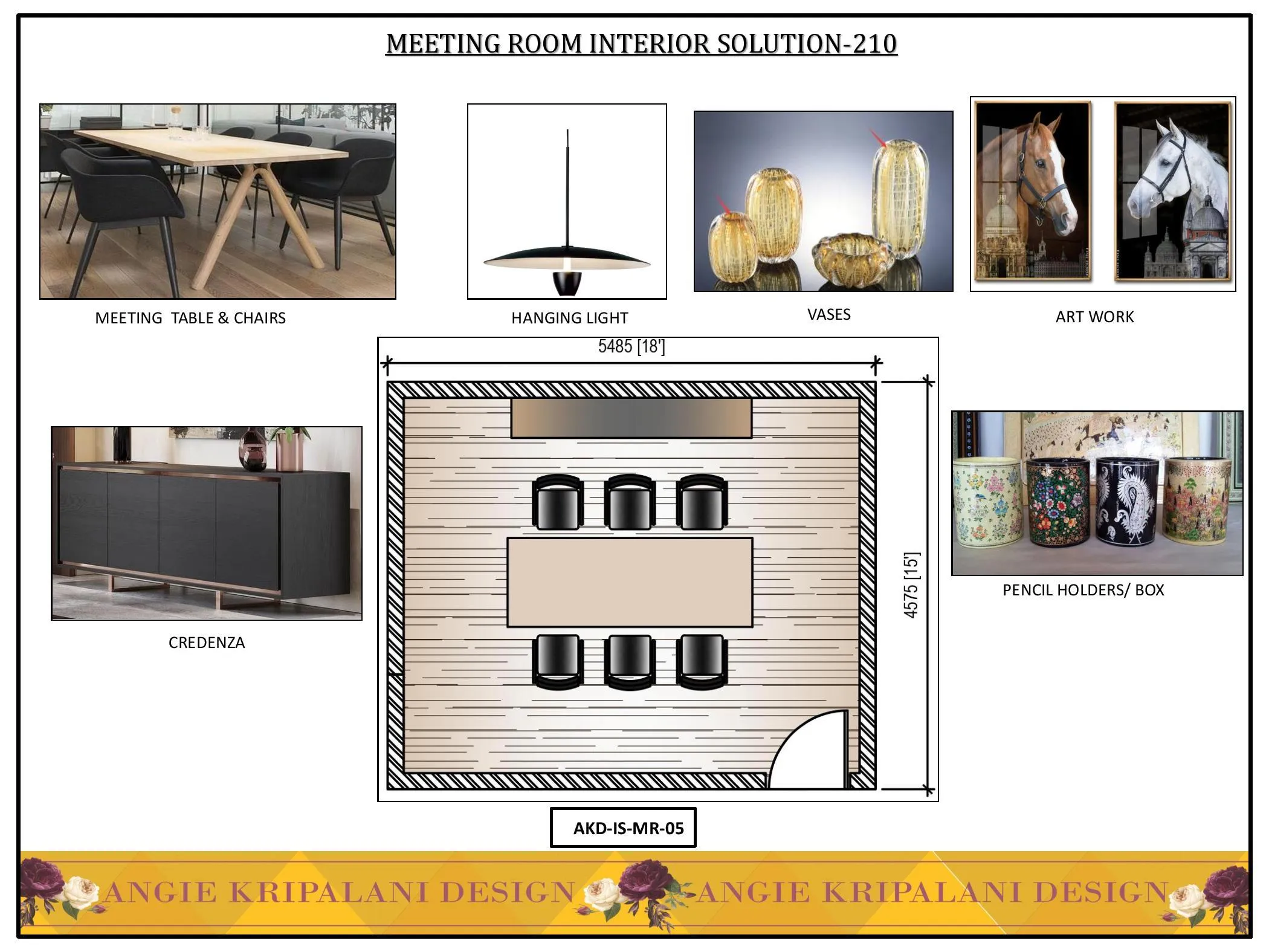 Commercial Office Meeting Room Interior Design