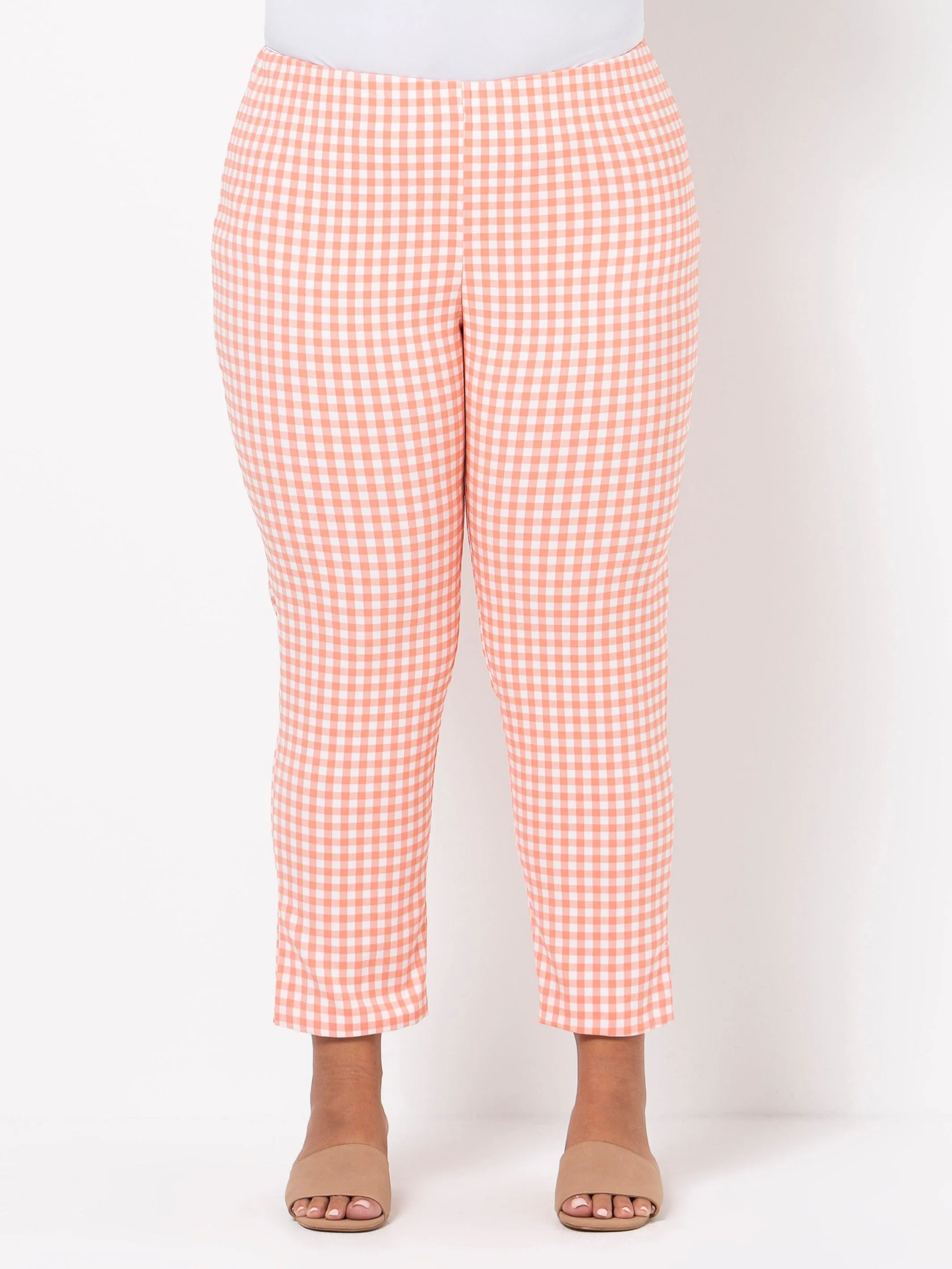 Coral Jack Gingham Pant