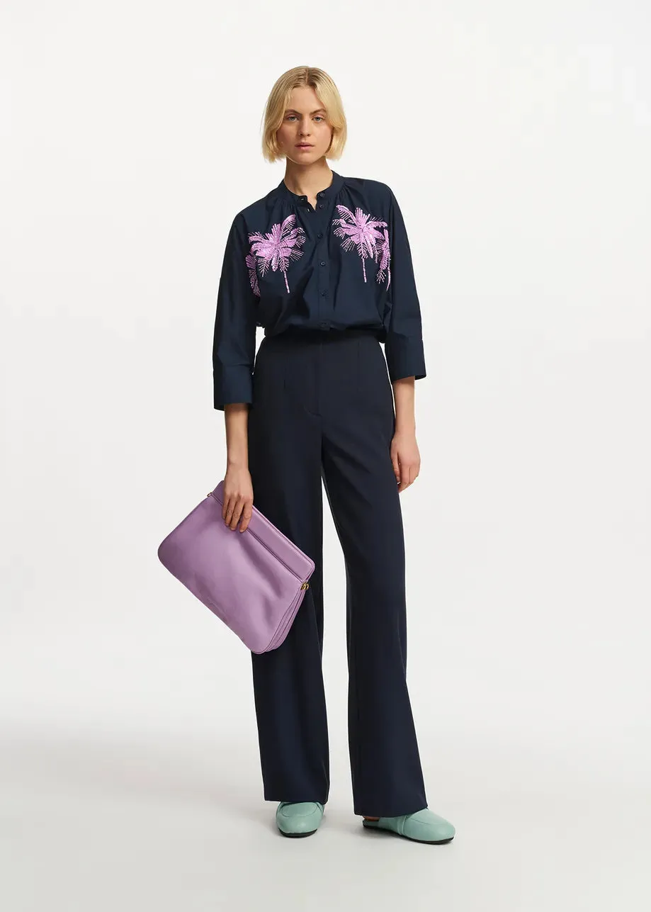 Essentiel Antwerp Fergana Shirt in Navy