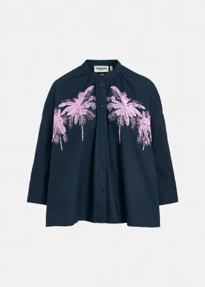 Essentiel Antwerp Fergana Shirt in Navy