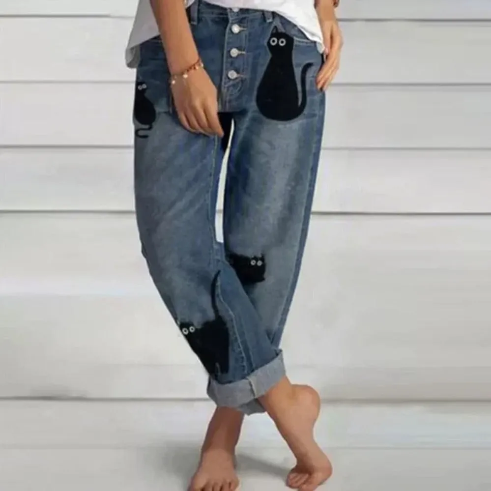 High Waist Mom Wide Leg Jeans