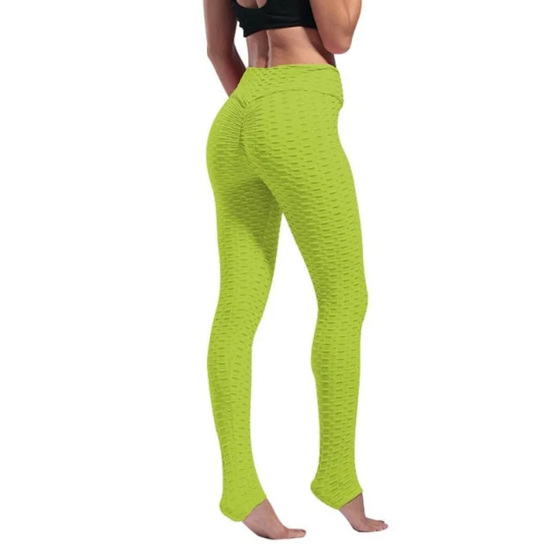 High Waist Push Up Butt Lift Elastic Leggings