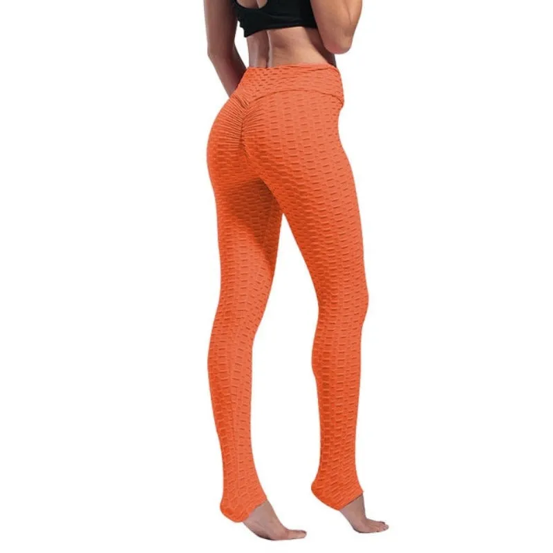 High Waist Push Up Butt Lift Elastic Leggings