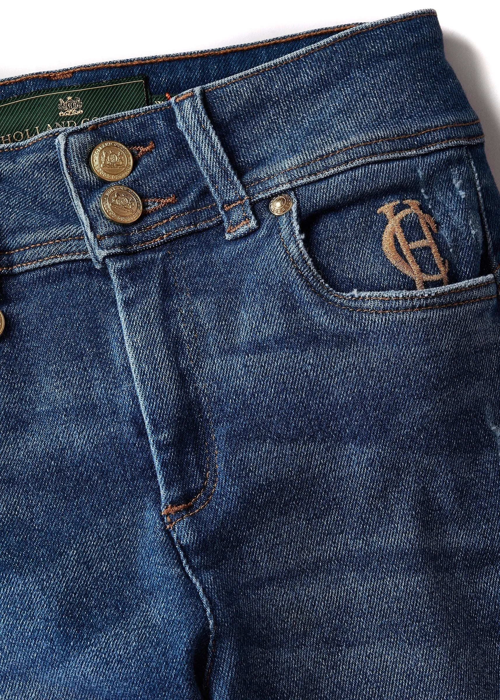 Holland Cooper Jodhpur Ladies Jean in Vintage Denim