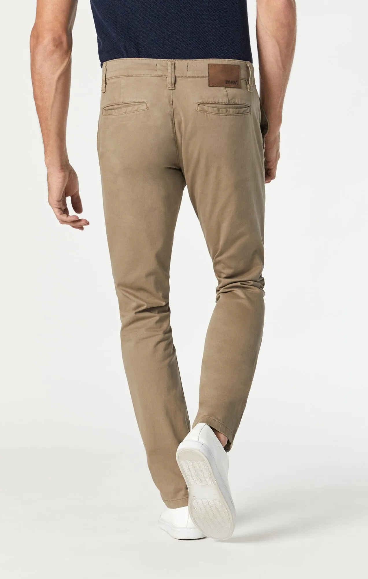 JOHNNY SLIM LEG CHINO IN BRITISH KHAKI TWILL