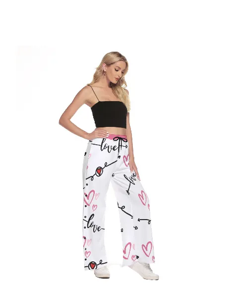 Love in Motion Women's Side Slit Snap Button Trousers