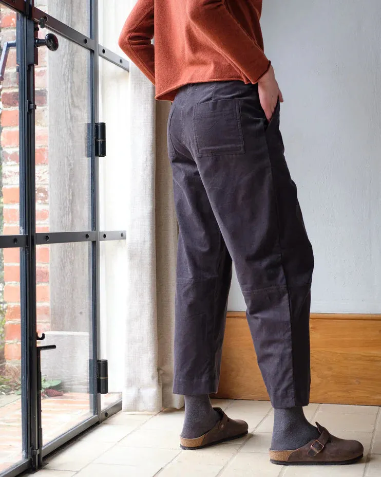 Margate Relaxed Trousers in Grey Cord