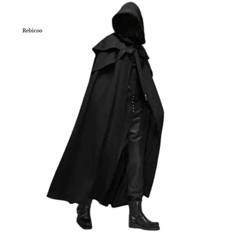 Men's Elemental Loose Hooded Cloak