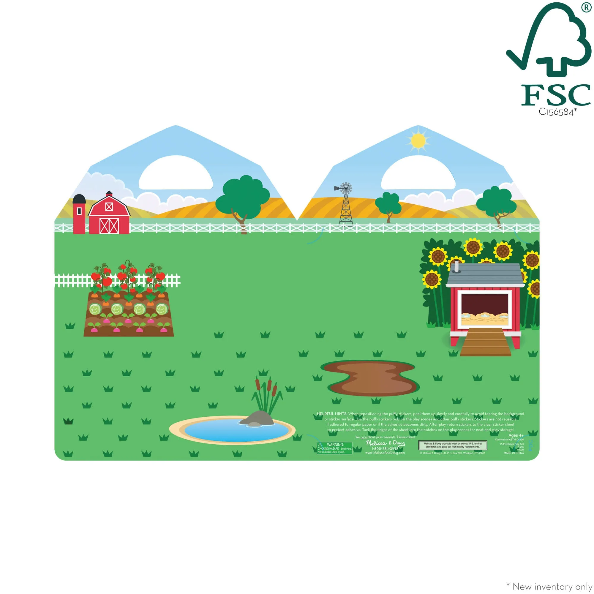 Puffy Sticker Play Set - On the Farm