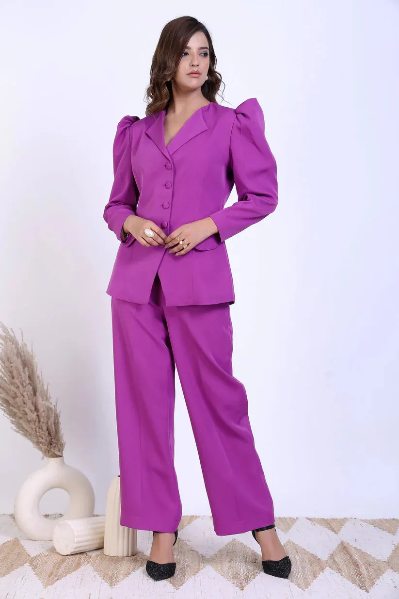 Purple Power Suit for Women