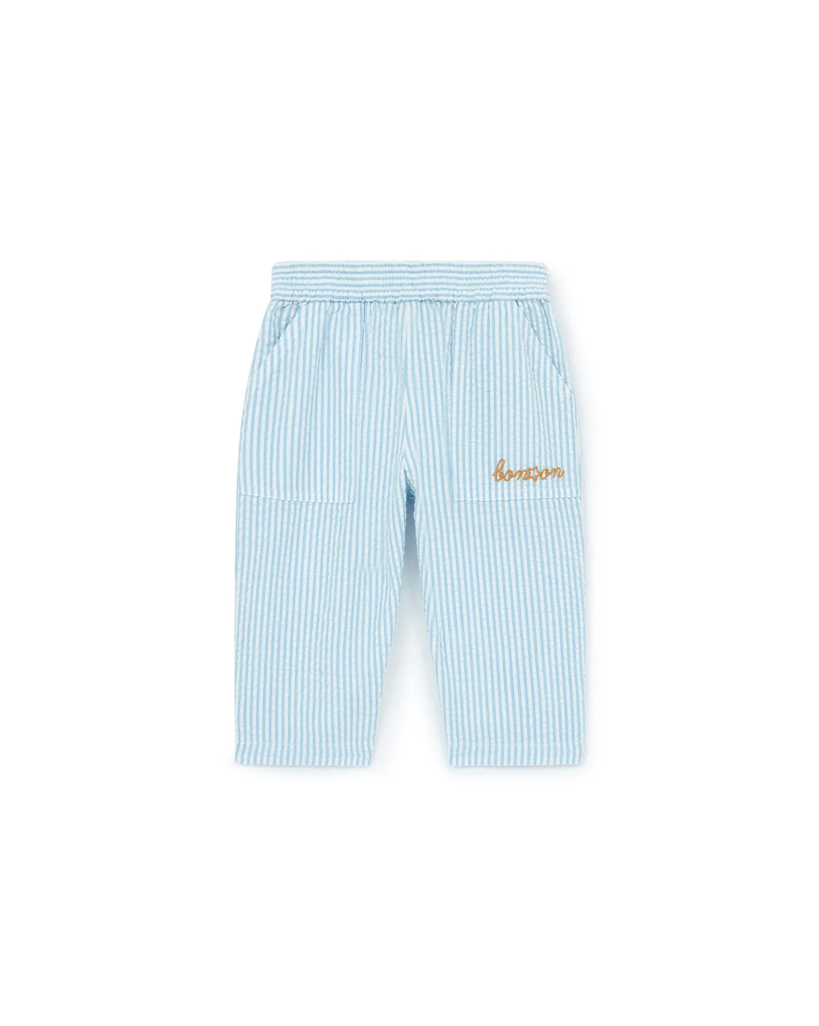 Rayure Bleue Pantalon