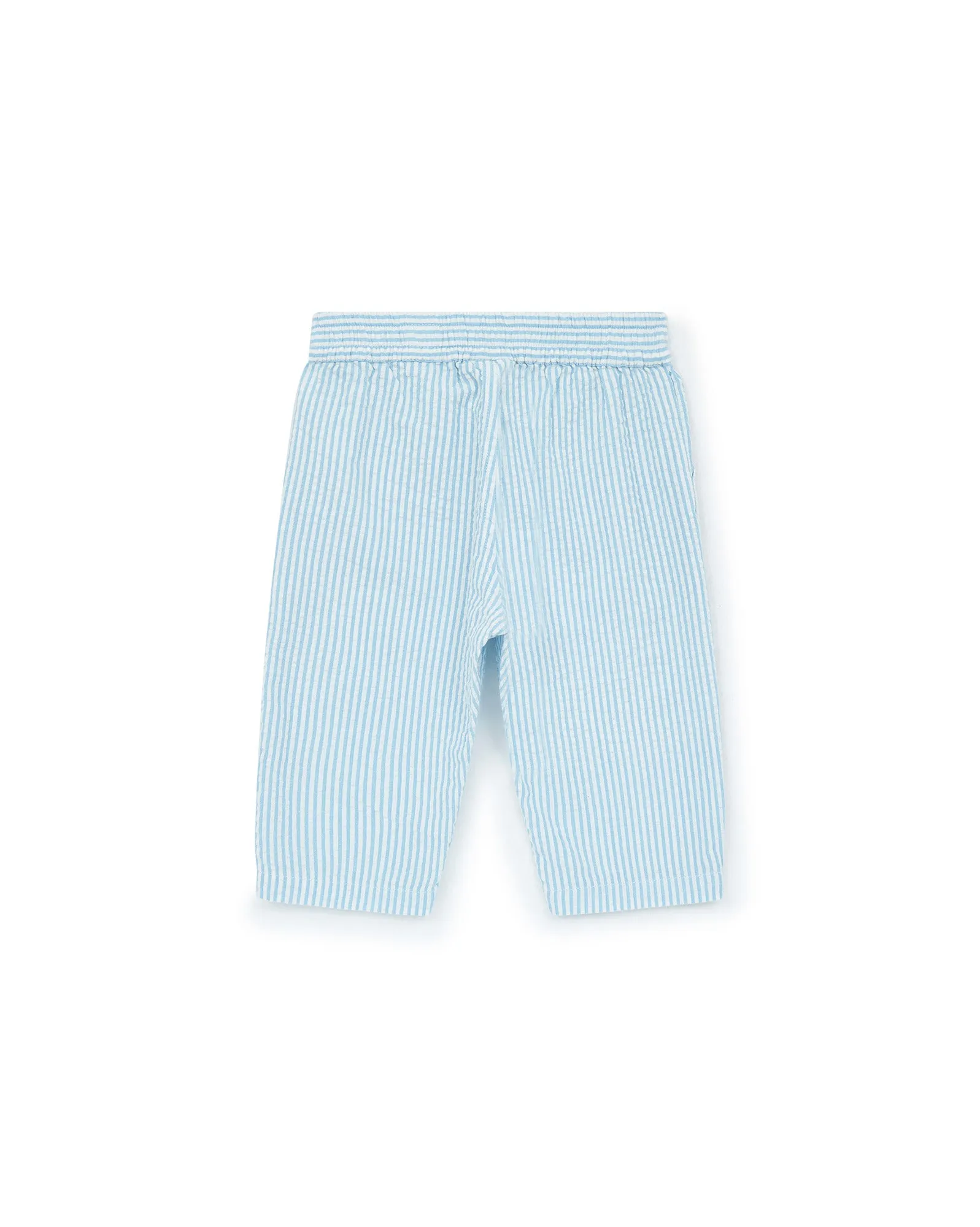 Rayure Bleue Pantalon