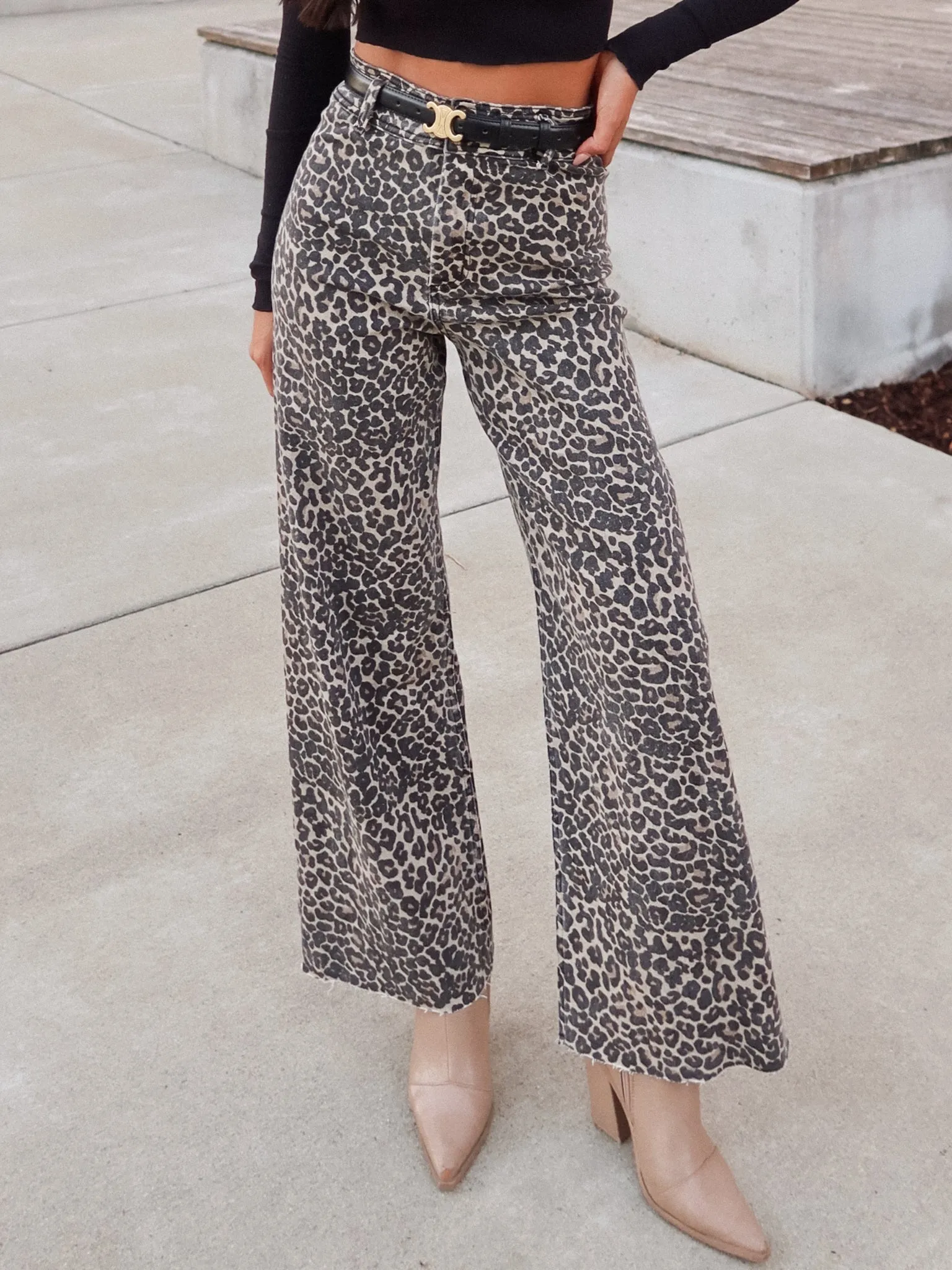 Safari Chic Leopard Pants