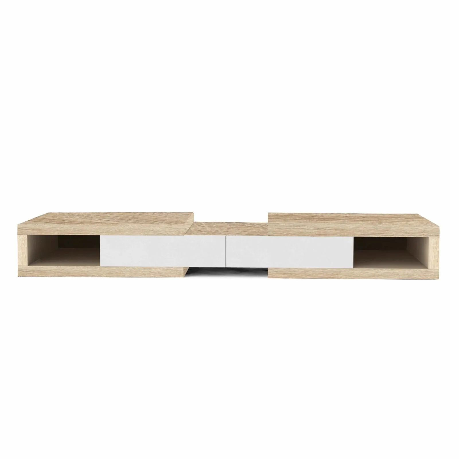 Split Expandable TV Cabinet 250cm Light Oak by Tauris™