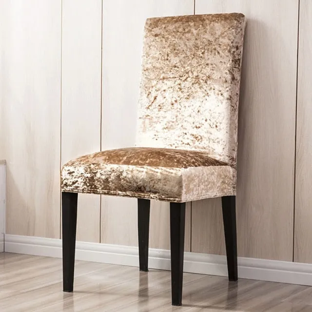 Stretchable Solid Dining Chair Slipcover