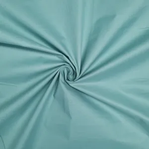 Turquoise Green Solid Cotton Fabric