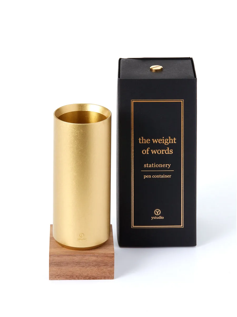 YStudio Pen Container Brass